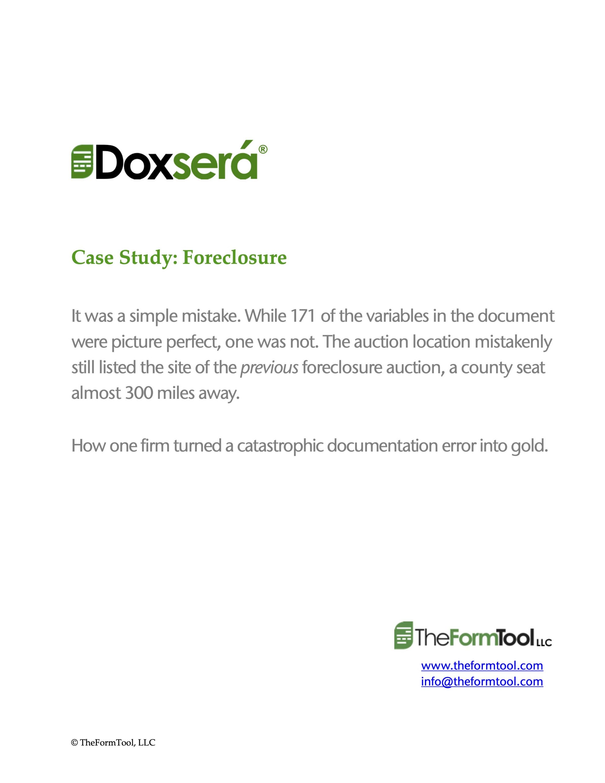 Cases Study: Forclosure download link