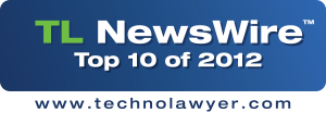 TechnoLawyer Names TheFormTool "Top Ten Product of 2012"