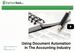 Using Document Automation In The Accounting Industry